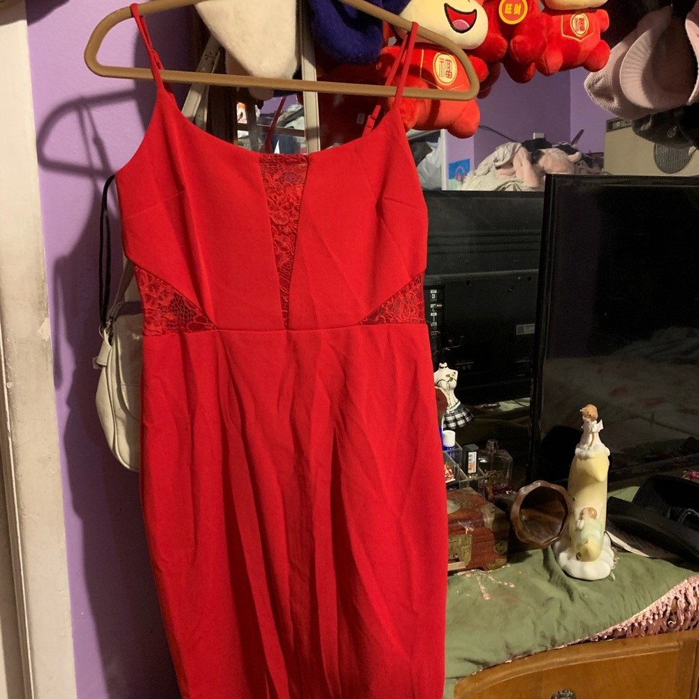 Red dress